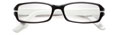 Thumbnail occhiali da lettura premontati mod. Bridge colore nero/bianco by Espressoocchiali chiusi
