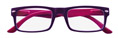 Thumbnail occhiali da lettura premontati DE LUXE mod. Multicolor colore viola con aste fucsia by Espressoocchiali