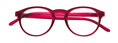 Thumbnail occhiali premontati da lettura mod. Round colore rosso by Espressoocchiali chiusi