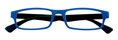 Thumbnail occhiali premontati da lettura mod. Rubby colore blu e nero con effetto gomma by Espressoocchiali