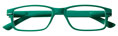 Thumbnail occhiali da lettura premontati mod. STRIPES in colore verde con inserto di colore nero con inserto a contrasto. In vendita in tabaccherie, cartolerie, colorifici, ferramenta, supermercati, GDO.
