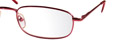 Thumbnail occhiali premontati da lettura mod. Classic Espressoocchiali colore rosso particolare