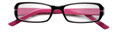 Thumbnail occhiali da lettura premontati Espressoocchiali mod. Bridge colore nero/viola chiusi