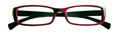 Thumbnail occhiali premontati da lettura DE LUXE mod. Business colore frontale rosse/aste nere by Espressoocchiali