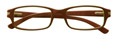 Thumbnail occhiali da lettura premontati DE LUXE mod. Mellow2 colore marrone opaco by Espressoocchiali