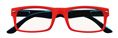 Thumbnail occhiali da lettura premontati DE LUXE mod. Multicolor Espressoocchiali colore rosso con le aste blu