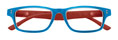 Thumbnail occhiali premontati da lettura riposanti per schermi lcd mod. Pc Protection frontale azzurro aste rosse by Espressoocchiali