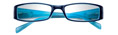 Thumbnail occhiali premontati da lettura DE LUXE mod. Prestige5 Espressoocchiali colore blu scuro/azzurro