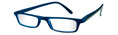 Thumbnail occhiali premontati da lettura DE LUXE mod. Trendy4 Espressoocchiali colore blu - aperti