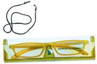 occhiali da lettura linea trendy 3 espressoocchiali, cordoncino per appendere gli occhiali e astuccio trasparente rigido di colore coordinato con l'occhiale. in tabaccheria,distribuzione prodotti per tabaccai,distributori, grossisti, esportatori