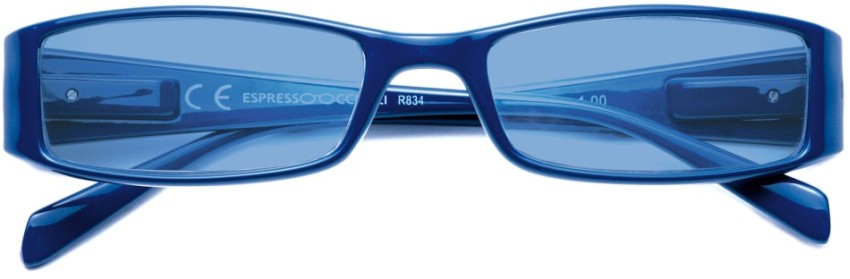 Foto degli occhiali da lettura da sole mod. Prestige Sun di colore blu di Espressoocchiali, occhiali premontati per presbiopia semplice al supermercato, in tabaccheria,in cartolibreria, .