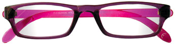 Foto degli occhiali da lettura da sole mod. Rainbow viola - rosa di Espressoocchiali, occhiali premontati per presbiopia semplice in tabaccheria, cartolibreria, stazione di servizio.