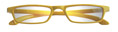 Thumbnail occhiali premontati da lettura Trendy 3 Espressoocchiali gialli - chiusi