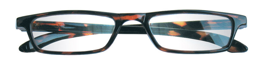 Foto degli occhiali da lettura premontati mod. Trendy 3 tartaruga chiusi di Espressoocchiali. Occhiali per la presbiopia semplice distribuiti in tabaccheria, cartolibreria, area di servizio, supermercato G.D.O.