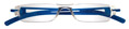 Thumbnail occhiali premontati da lettura mod. Life frontale trasparente aste blu by Espressoocchiali