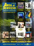 Copertina della rivista Area di Servizio con la presentazione degli occhiali da lettura-vista da vicino.